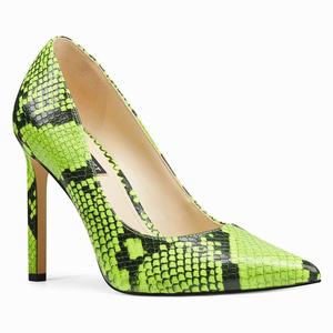 Nine West Tatiana Pointy Toe Pumps Groen/Zwart Nederland | GEK-216785